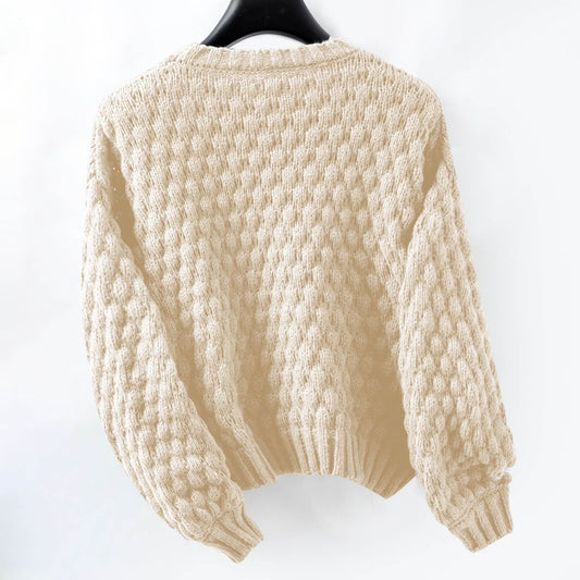 Women's Oversized Hollow Out Knitted Sweater