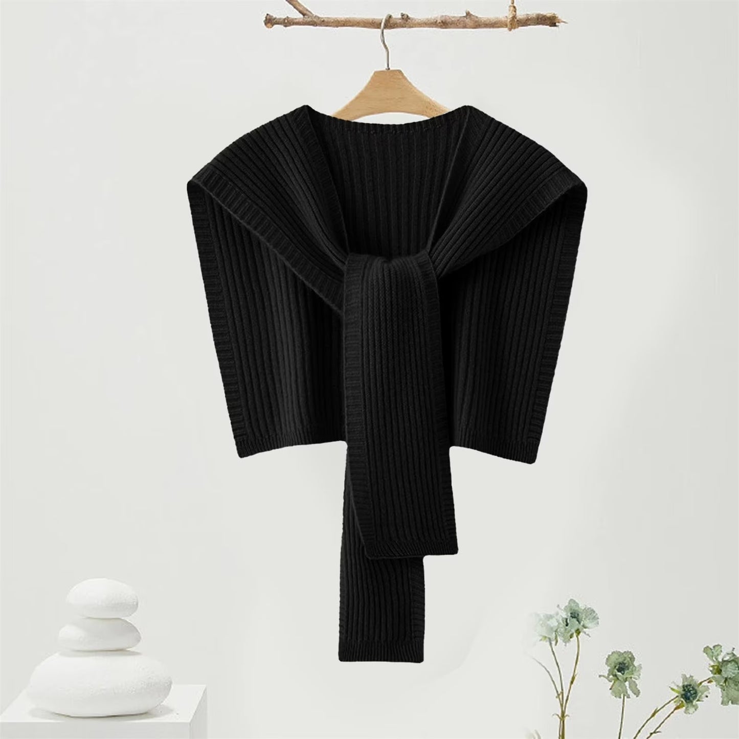 Women's Open Front Knit Shawl Wrap