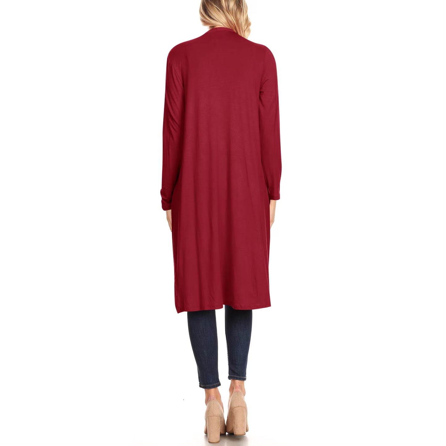 Women's Casual Long Cardigan with Pockets