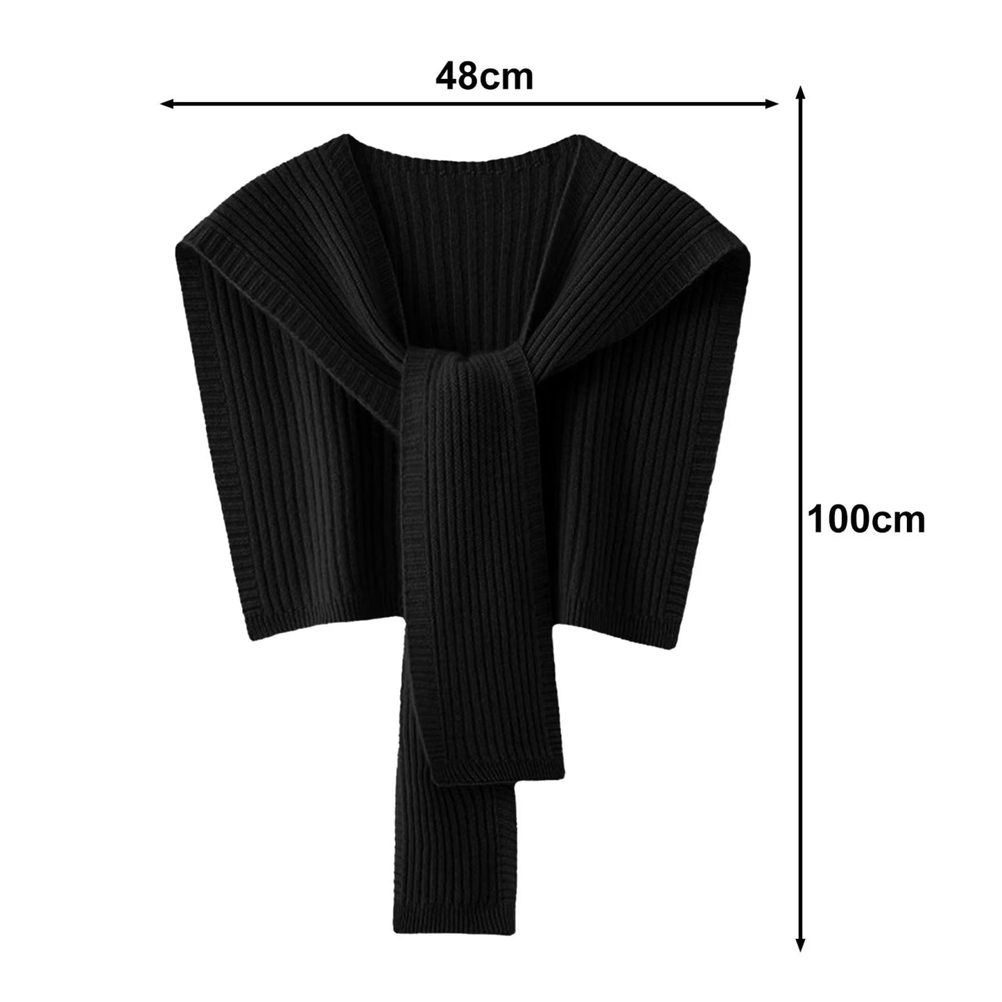 Women's Open Front Knit Shawl Wrap